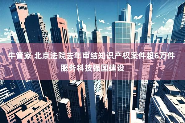 牛管家 北京法院去年审结知识产权案件超6万件 服务科技强国建设