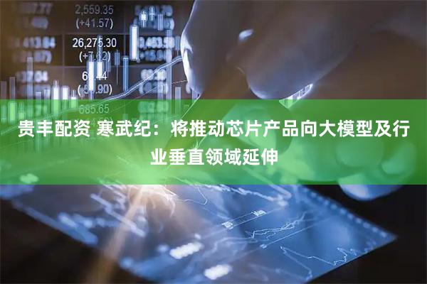 贵丰配资 寒武纪：将推动芯片产品向大模型及行业垂直领域延伸